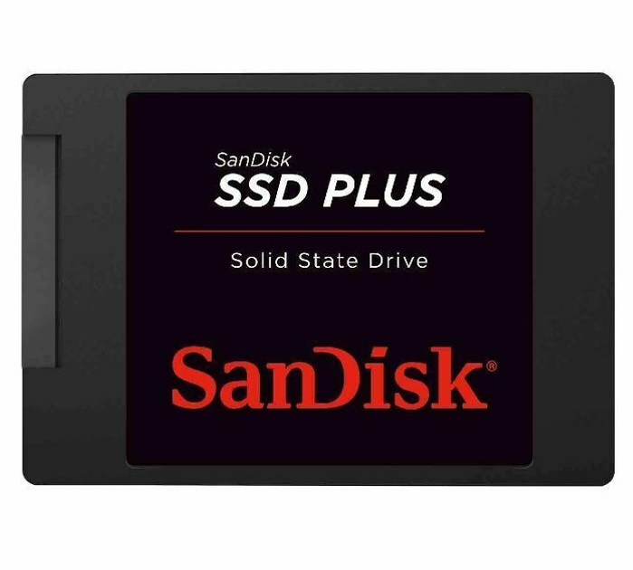 SSD диск 2Tb SanDisk Plus SATA3 3D TLC 545/450 MB/s 2.5" (SDSSDA-2T00-G26) - зображення 1