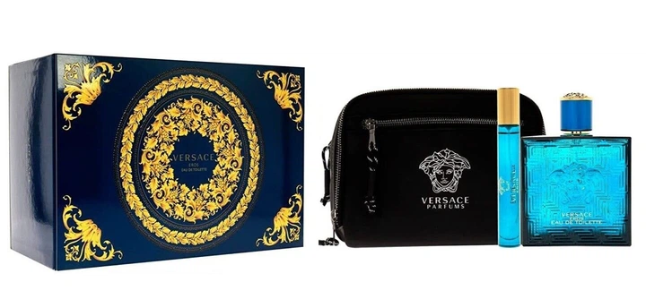 Подарунковий набір для чоловіків Versace Eros Pour Homme Туалетна