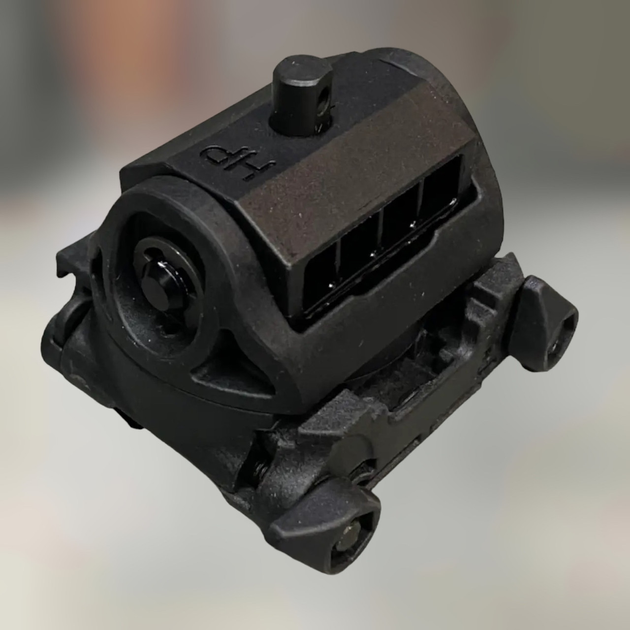 Адаптер для сошок FAB Defense H-POD Picatinny Adaptor, колір - Чорний, поворотно-похилий, кріплення для сошок на Пікатінні (243322) - зображення 1