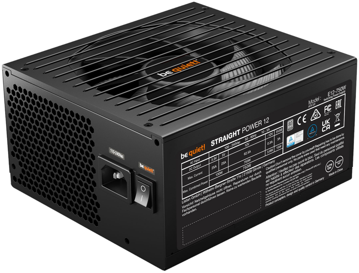 Блок питания be quiet! Straight PoВтer 12 750 Вт (4260052189412) - изображение 2