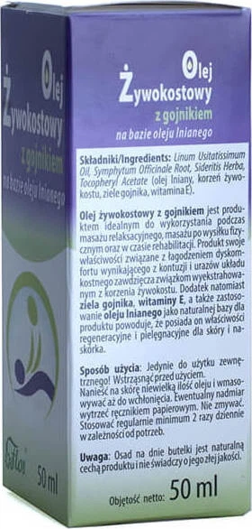 Olejek do ciała Flos Żywokostowy z Gojnikiem 50 ml (5905279799455) - obraz 2