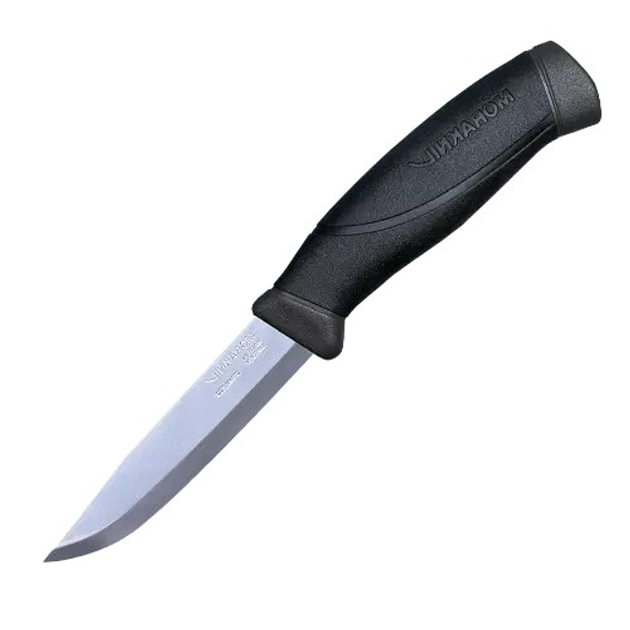 Туристичний ніж з чохлом, нержавіюча сталь Morakniv "Companion Anthracite MG" 13165 - зображення 2