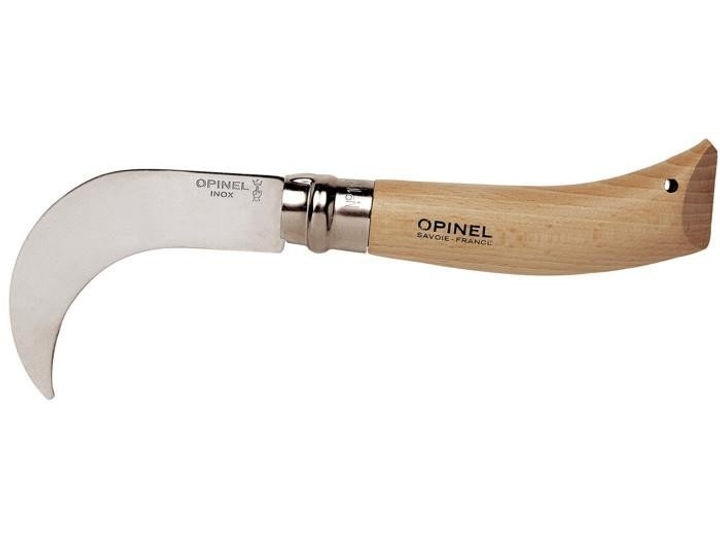 Ніж огородний, розкладний 10мм, бук Opinel №10 blister 000657 - зображення 1