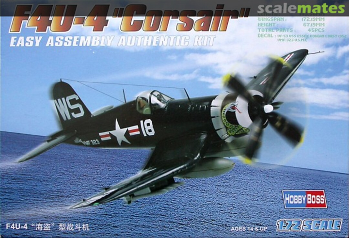 Samolot Hobby Boss 80218 F4U-4 Corsair (6939319202185) - obraz 1