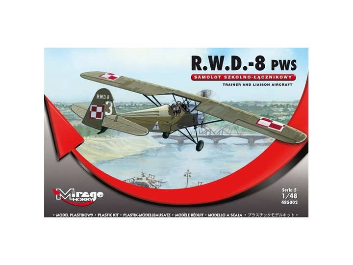 Samolot Mirage-Hobby 485002 R.W.D. -8 PWS (5901461485021) - obraz 1