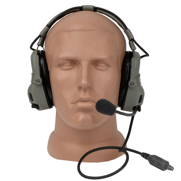 Гарнітура Ops-Core AMP Communication Headset Fixed Downlead Foliage Green 22 - зображення 1