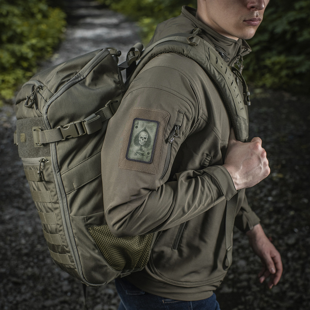 Нашивка M-Tac Ace of Spades Olive/Black Cordura 2000000048734 - зображення 2