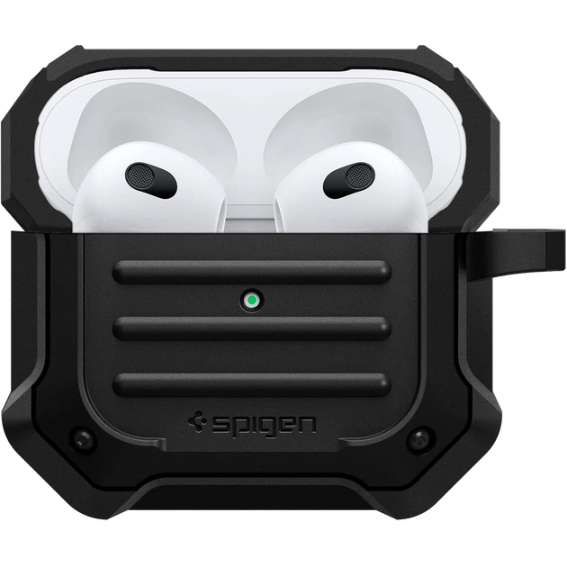 Чохол для навушників Spigen Tough Armor MAG Case for AirPods 3 Black (ASD01987) - зображення 3