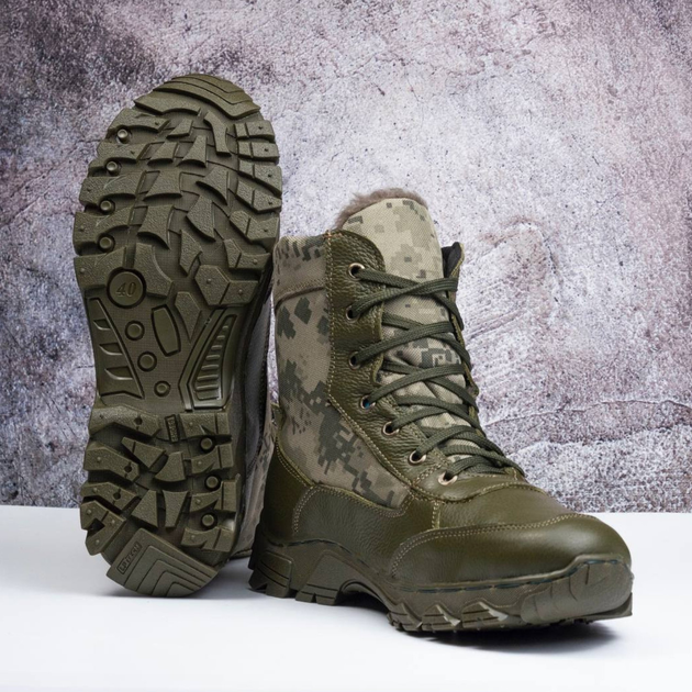 Демисезонные Берцы Тактические Ботинки Мужские Кожаные 39р (25,5 см) MBD-000041-RZ39 - изображение 1