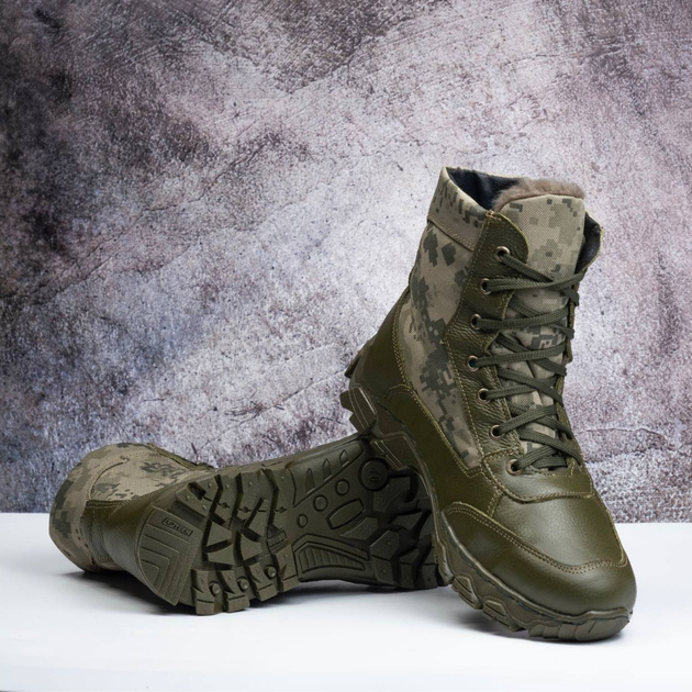Демисезонные Берцы Тактические Ботинки Мужские Кожаные 50р (34 см) MBD-000041-RZ50 - изображение 2