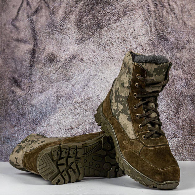 Демисезонные Берцы Тактические Ботинки Мужские Кожаные 42р (28 см) MBD-000037-RZ42 - изображение 2