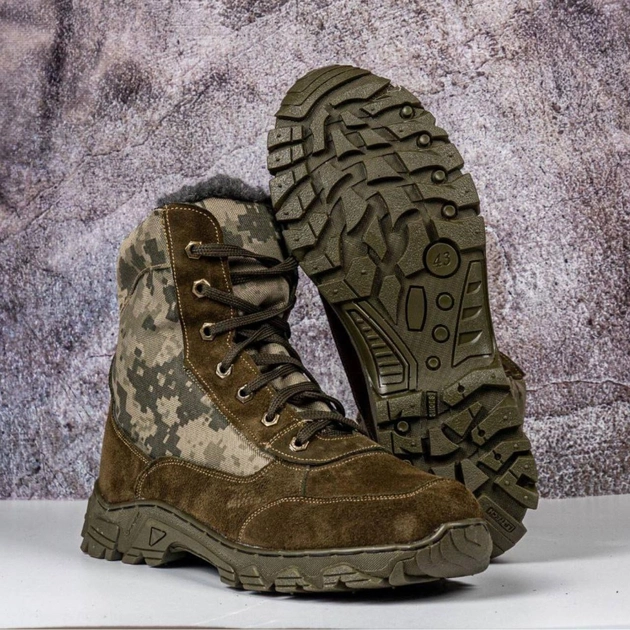 Демисезонные Берцы Тактические Ботинки Мужские Кожаные 37р (24 см) MBD-000037-RZ37 - изображение 1