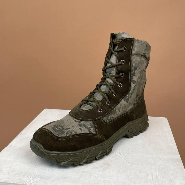 Демисезонные Берцы Тактические Ботинки Мужские Кожаные 43р (28,5 см) MBD-000005-RZ43 - изображение 2