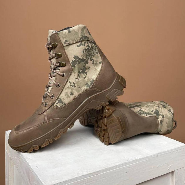 Демисезонные Берцы Тактические Ботинки Мужские Кожаные 39р (25,5 см) MBD-000017-RZ39 - изображение 2