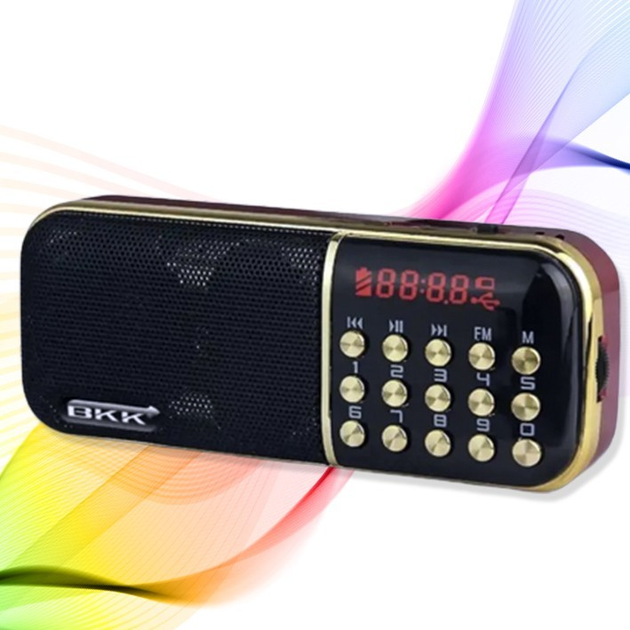 Компактний портативний FM радіоприймач кишеньковий ФM радіо програвач ...
