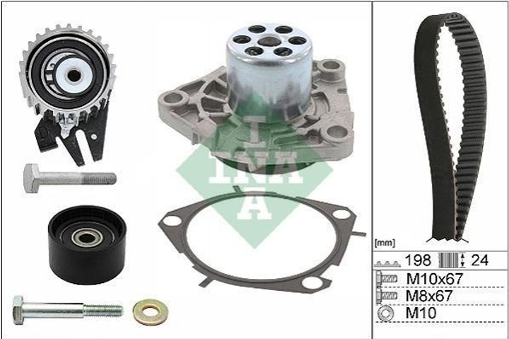 Комплект ГРМ INA 530062630 Alfa Romeo 156 71771582, 46791189, 46804051 - зображення 1