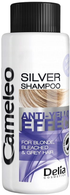 Szampon Delia Cosmetics Cameleo Silver Anti-Yellow Effect 50 ml (5901350466957) - obraz 1