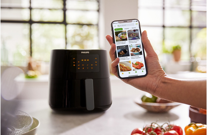 Frytkownica beztłuszczowa Philips Series 5000 Ovi XL Essential Connected (HD9280/70) - obraz 8