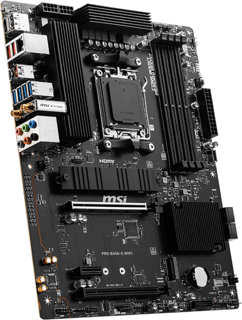 Материнская плата MSI PRO B650-S Wi-Fi (sAM5, AMD B650, PCI-Ex16) - изображение 3
