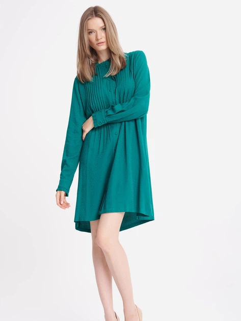 Сукня жіноча Greenpoint SUK507W2379X00 34 Темно-зелена (5903245417136) - зображення 5