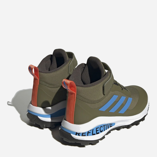 Підліткові черевики для хлопчика adidas FortaRun ATR EL K GZ2199 36.5 Оливкові (4065427560748) - зображення 4