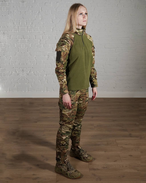 Жіноча військова форма на флісі ріп-стоп убакс зі штанами р. XL Мультикам - зображення 2