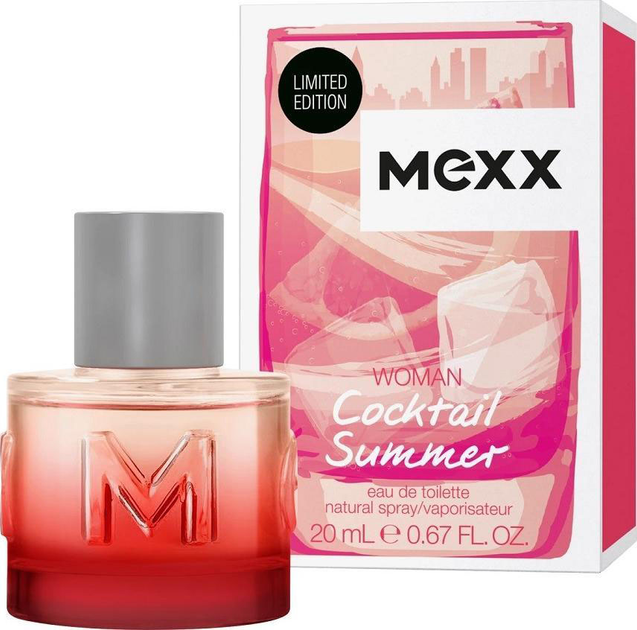 Woda toaletowa damska Mexx Cocktail Summer Woman 20 ml (3616303172855) - obraz 2