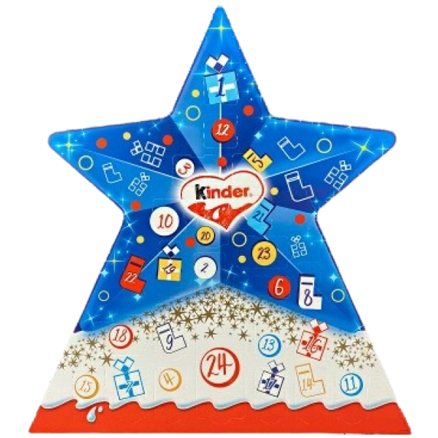Адвент-календарь Kinder Star, 24 конфеты – купить в Украине - ROZETKA ...