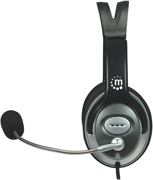 Słuchawki Manhattan Classic Czarny/Silver (0766623175555) - obraz 3