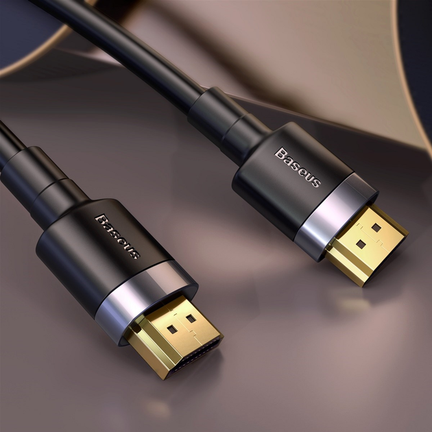 Кабель Baseus Cafule 4K HDMI Male - HDMI Male 3 м (CADKLF-G01) - зображення 3