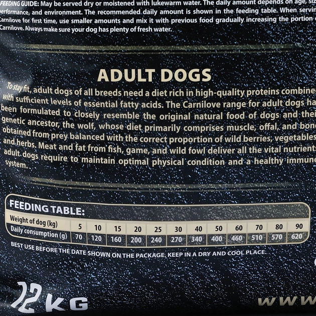 Karma sucha dla dorosłych psów wszystkich ras Carnilove Renifer 12 kg (8595602508884) - obraz 4