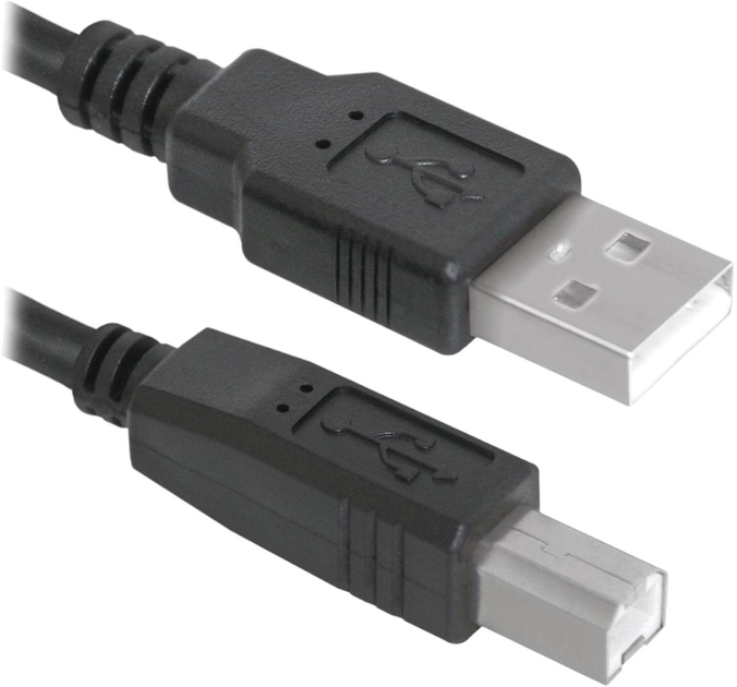Kabel Defender USB04-10 USB 2.0 AM-BM 3 m (4043619837644) - obraz 2