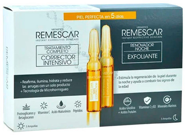 Сироватка для обличчя Remescar Complete Intensive Corrective Treatment 5 х 2.5 мл (5425012534117) - зображення 1
