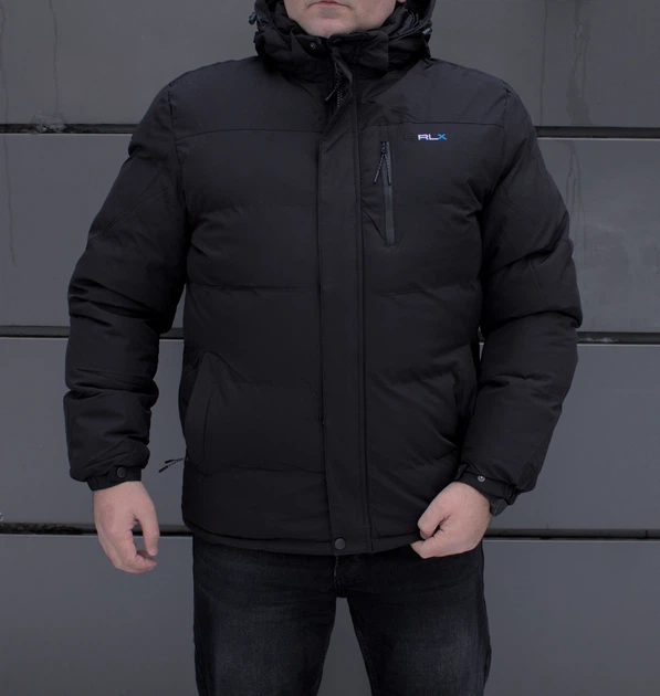 Зимняя куртка RLX Winter Black Big size 3XL черная 2208 чор 3XL