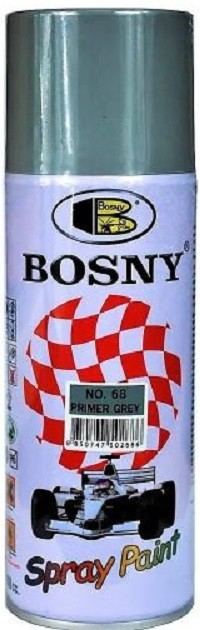 Акриловый грунт спрей серый Bosny Primer Grey 68 400мл – фото, отзывы ...