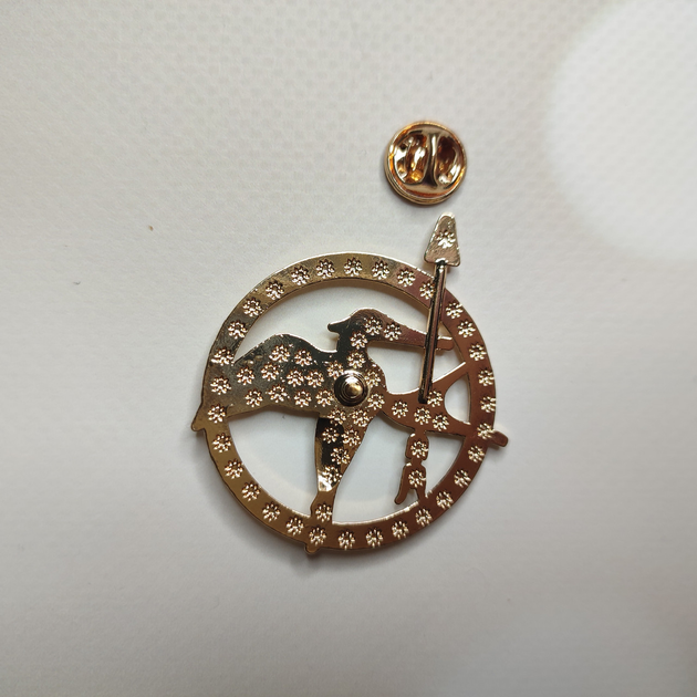 Металлический значок, пин "Сойка-пересмешница. Голодные игры" (Знач0675 ...