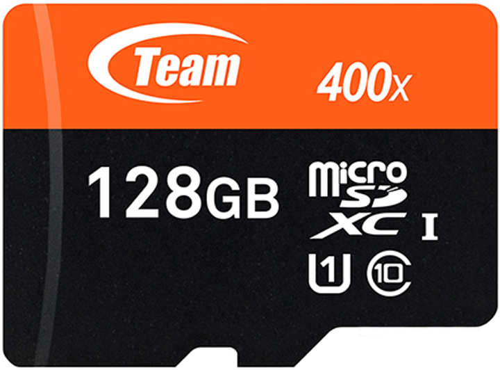 Karta pamięci Team microSDXC 128GB Class 10 UHS-I + SD-adapter (TUSDX128GUHS03) - obraz 1