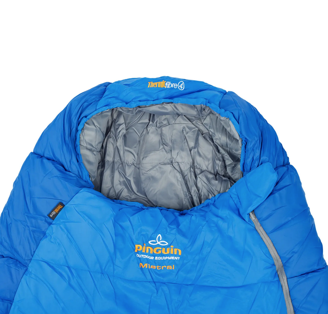 Спальный мешок Pinguin Mistral PFM (3/-3°C), 185 см - Left Zip, Blue (PNG 235159) - изображение 6