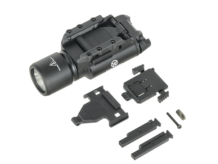 Тактичний ліхтарик пістолетний X300 — Black [WADSN] - зображення 1