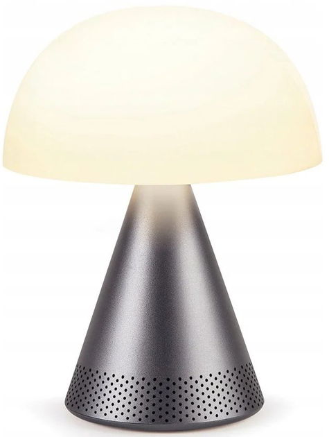 Lampa stołowa Lexon Mina Audio L LED z głośnikiem bluetooth Grey (3660491203853) - obraz 2