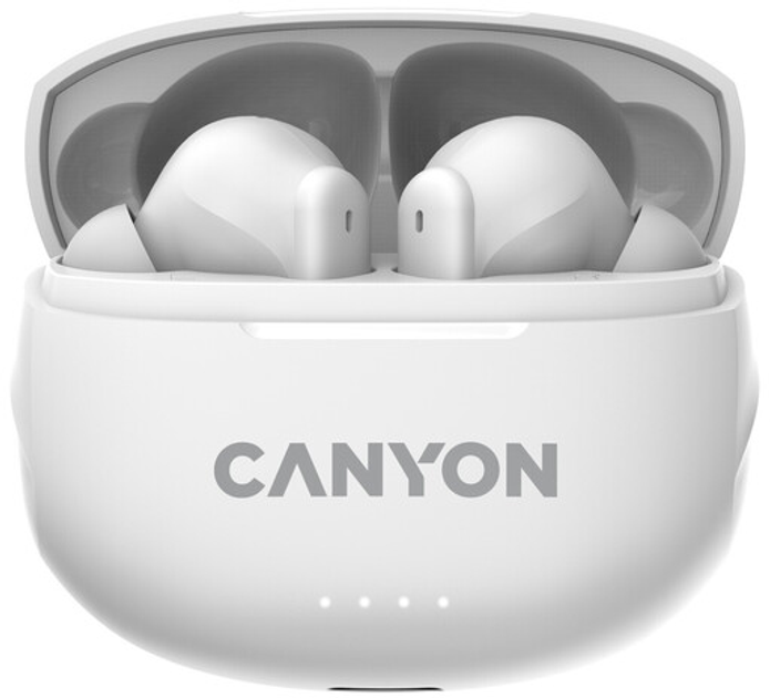 Акція на Навушники Canyon TWS-8 White (CNS-TWS8W) від Rozetka