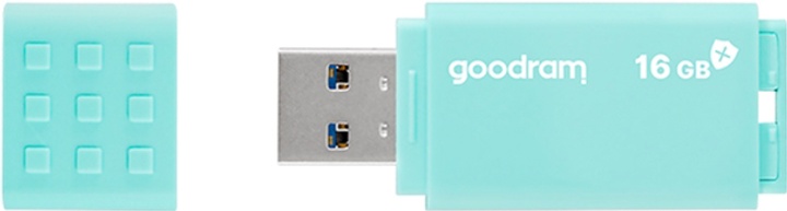 Флеш пам'ять USB Goodram UME3 Care 16GB USB 3.0 Green (UME3-0160CRR11) - зображення 4