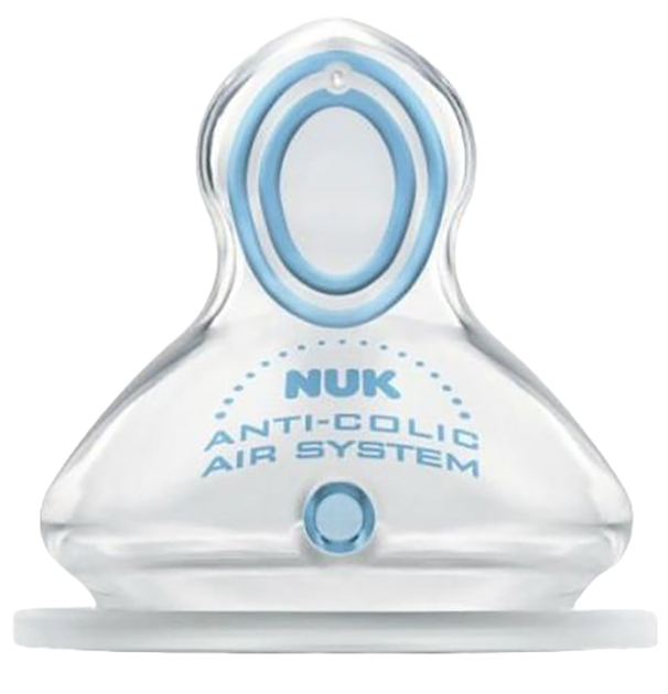 Smoczek do butelki Nuk First Choice Anatomical Anticolic Nipple Xl Sili Food 1 szt (4008600228752) - obraz 1
