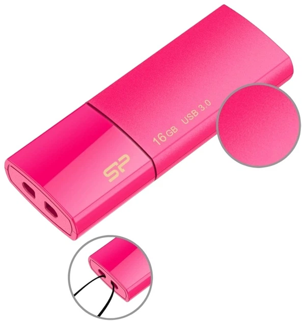 Флеш пам'ять USB Silicon Power Blaze B05 16GB Peach (SP016GBUF3B05V1H) - зображення 6