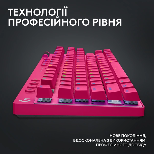 や*ま様 Logicool ComboTouchKeyboardCase Клавиатура беспроводная Logitech G PRO X TKL Lightspeed Magenta