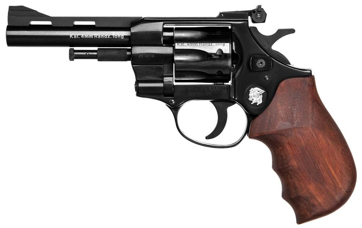 Револьвер під патрон Флобера Weihrauch Arminius HW4 4" (деревянная рукоять) - изображение 1