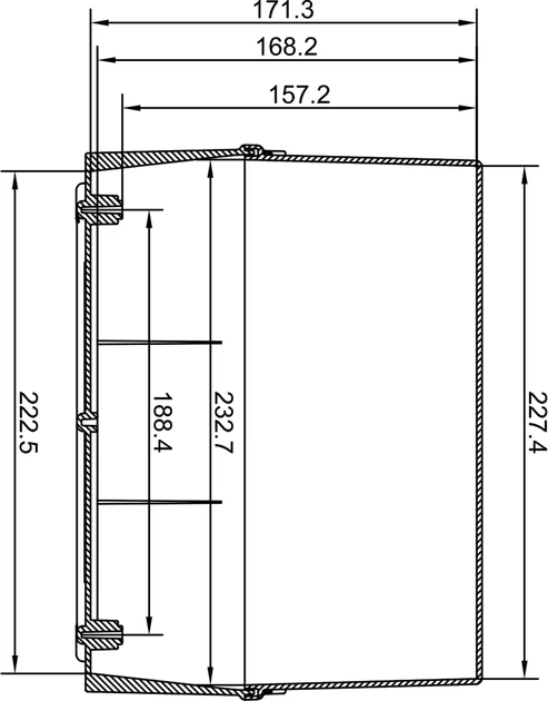 Розподільча коробка IDE 185x246x180 IP67 (GSL231) – фото, відгуки