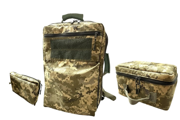 Рюкзак для двух дронов с аккумуляторным контейнером REDCON кордура 1000 D піксель - изображение 2