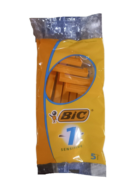 Одноразові станки BIC 1 Sensitive 5 шт (69405) - зображення 1