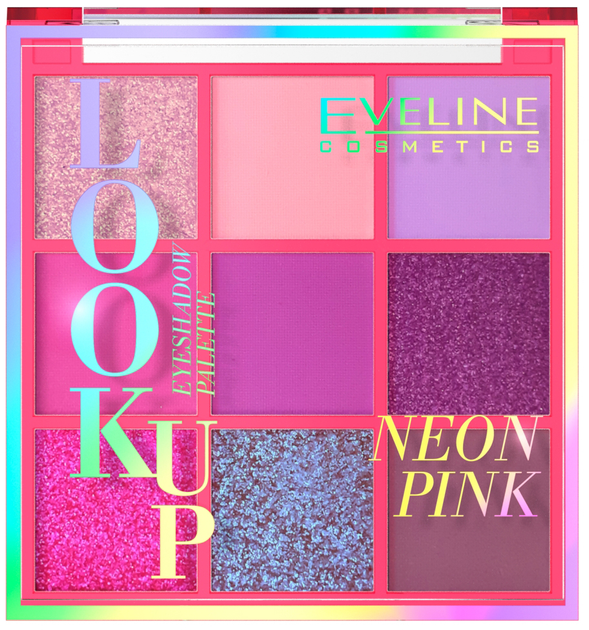 Палетка тіней для повік Eveline Cosmetics Look Up Neon Pink 10.8 г (5903416037958) - зображення 1